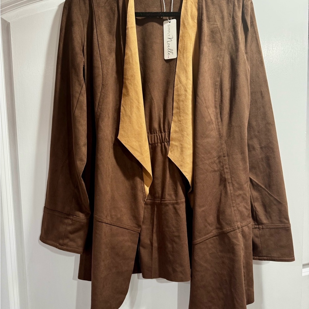 Brown Women's Jacket by Nicole S/M